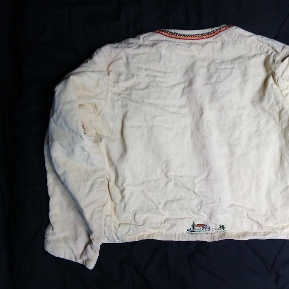 Vintage WWe. Koller-Speck Naherin Embroidered Shirt Jacket Blazer - Picture 6 of 8